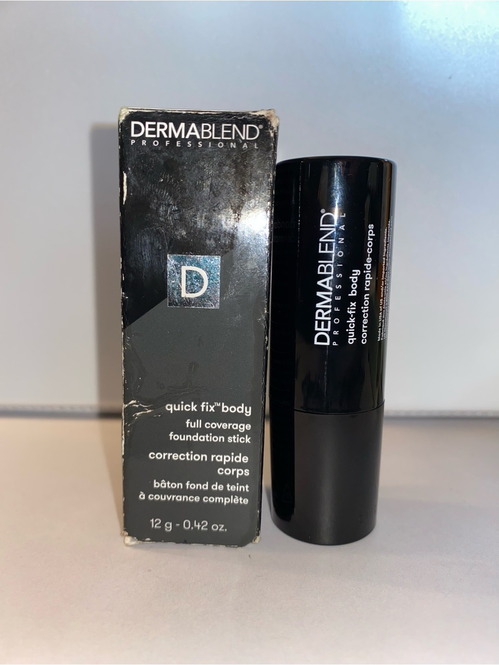 DermaBlend Quick Fix Body - Cream 20W, 0.42 oz Opened, Tested, Not Right For Me